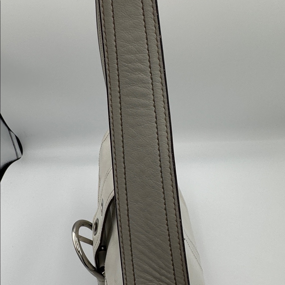 Coach Y2K Chalk White SoHo Pocket Leather Shoulder Bag - Picture 6 of 15